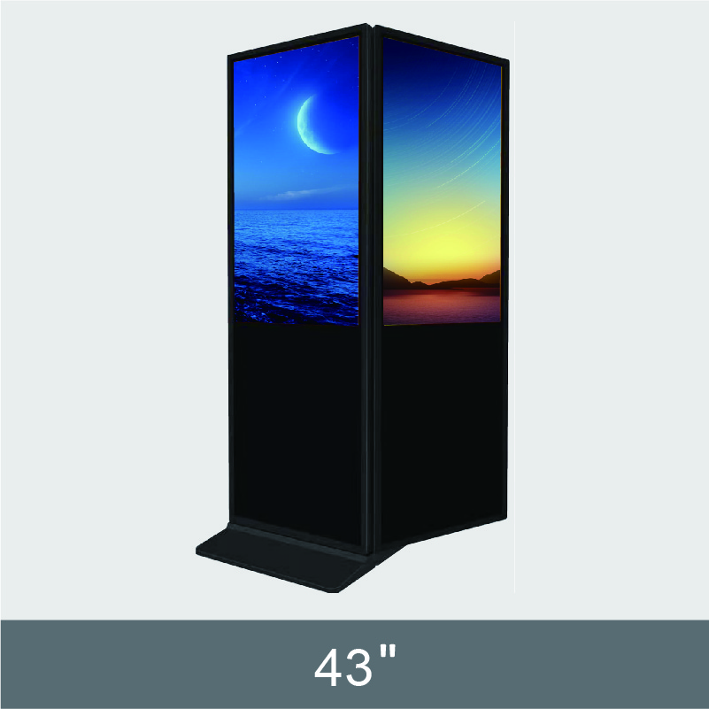 43” Floor Standing  Ad Display  F193-1 Series