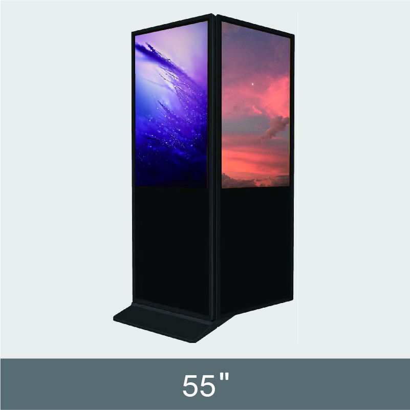 55” Floor Standing  Ad Display  F193-1 Series