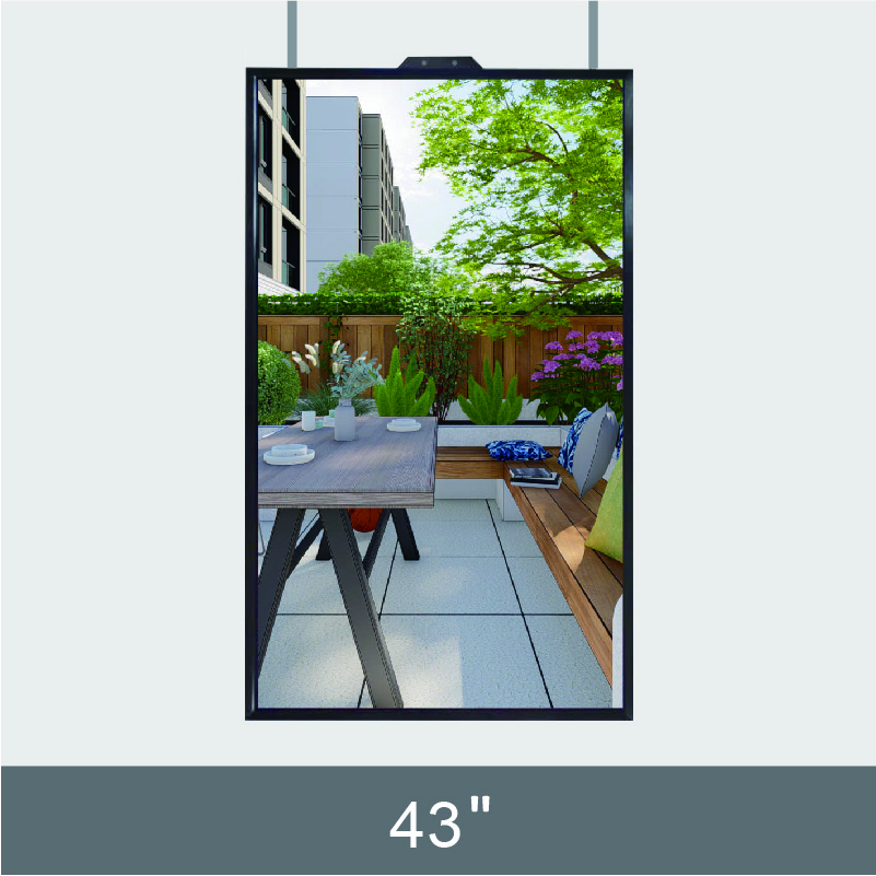 43” shop window  Ad Display  D236-1 Series